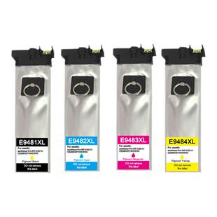 C5790A适用爱普生WF C5290a打印机墨盒Epson C5290A墨包T9491xl墨水盒T9481 c5290复印机彩色墨袋9481黑色