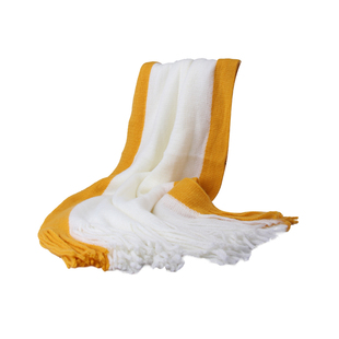 围巾女秋冬季韩版百搭学生英伦ins少女心日系黄色拼色可爱小清新