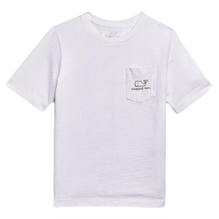 Vineyard Vines 美国小鲸鱼青少年纯棉短袖T恤个性休闲吸湿排汗