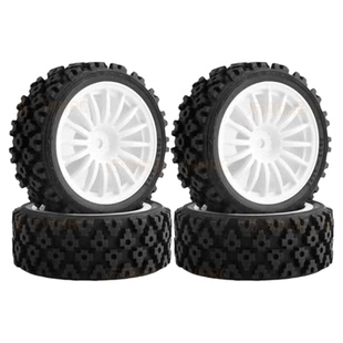 1/10RC遥控拉力车轮毂轮胎12mm结合器67mmX27mm越野竞速漂移配件