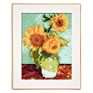 ks十字绣梵高系列小图新款小件向日葵星月夜清新印花2025年新款