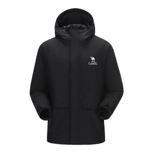 骆驼户外夹棉冲锋衣AK80硬壳防水外套男秋冬新款防雨进藏登山服女