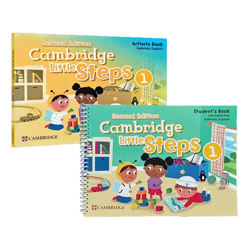 剑桥学龄前英语启蒙教材第二版 Cambridge Little Steps Level 1/2/3 Student's Book with Digital Pack学生书练习册拼读书数字书