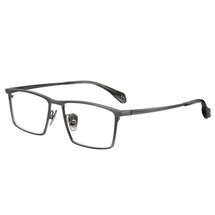 渡边美作防蓝光近视眼镜男商务眼睛架可配度数散光超轻纯钛眼镜框
