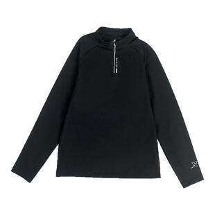 特步长袖男立领上衣2026春季新款运动跑步T恤男装官方正品外套男