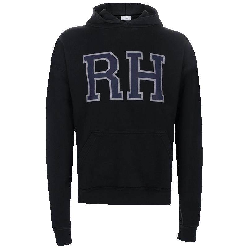 rhude休闲男士字母印花全棉连帽