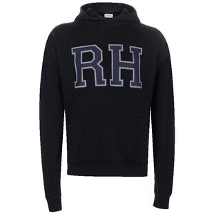 rhude休闲男士字母印花全棉连帽套头卫衣春季XY特卖