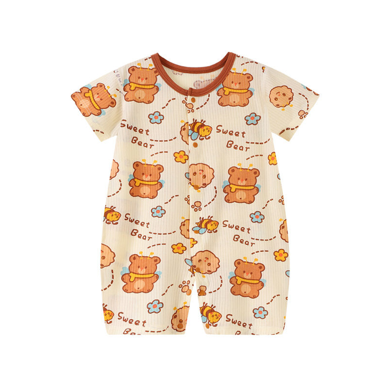 夏季薄款婴儿衣服莫代尔婴幼儿