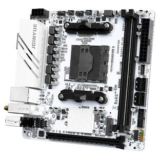 精粤B350i-PLUS主板itx迷你AM4锐龙12345代R3R5CPU台式机电脑B450