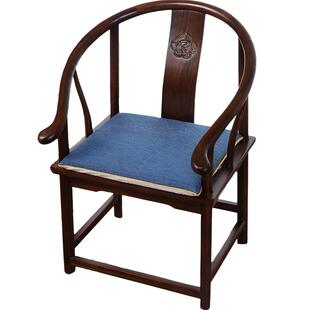 椰棕透气坐垫新中式圈椅茶椅垫实木椅子垫办公椅座垫硬垫子四季用