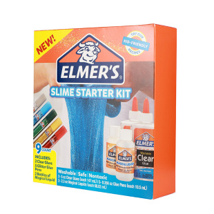 【儿童节礼物】艾默思Elmers魔法胶牛头胶美国史莱姆儿童无毒手工玩具益智思维3-6-8-12岁slime套装水晶泥diy