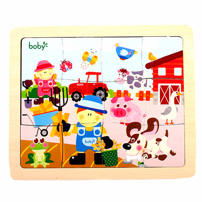 boby幼儿童早教益智力玩具拼图