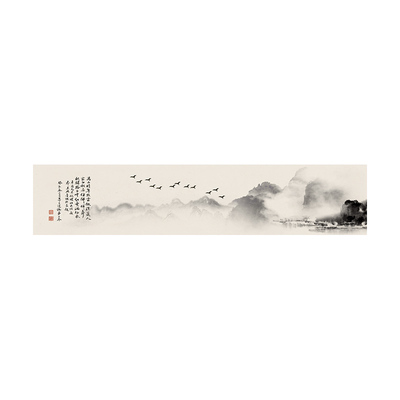 中式客厅装饰画沙发背景墙字画
