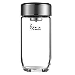 新款希诺单层玻璃杯大容量官方正品水杯男办公泡茶杯大肚鹅蛋杯子