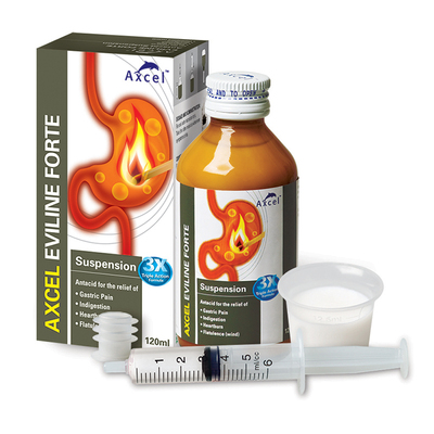 【自营】Axcel中和胃酸悬浮液120ml缓解胃酸过多胃痛烧心口服