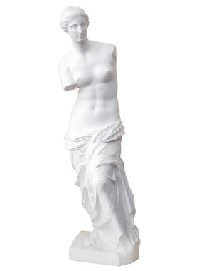 摆件包破损纯白断臂爱神全身美术