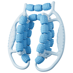 腿部按摩器环形夹腿滚轮瘦大小腿神器肌肉放松多功能狼牙棒泡沫轴
