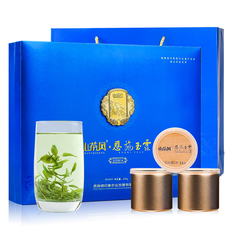 恩施玉露明前特级绿茶叶礼盒装