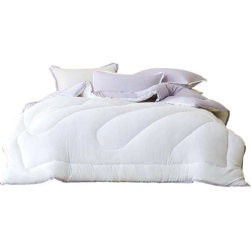 水星家纺硅藻土抑菌A类春秋被磨毛保暖被子被芯学生宿舍床品