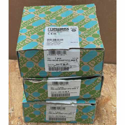 PhoenixContact  PSIMOSDNETFO850T  FiberOptic Media Converter