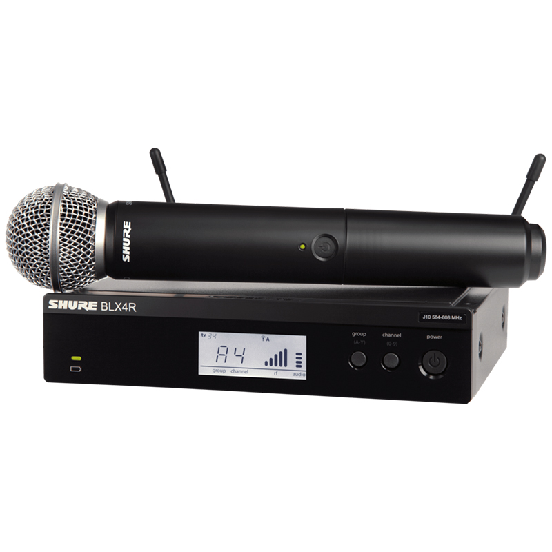 Shure/舒尔 BLX24R/SM58无线话筒直播K歌舞台演出BETA58A麦克风