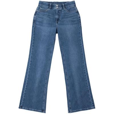 【张凌赫代言】Lee凉凉裤商场同款25新品427喇叭精玉透凉女牛仔裤