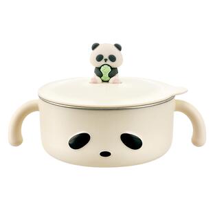 宝宝辅食碗婴儿专用喝汤碗儿童保温防烫不锈钢碗带盖小孩子餐具