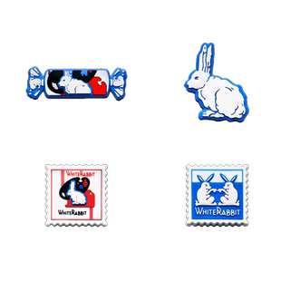 大白兔系列周边冰箱贴个性创意磁性冰箱门卡通可爱装饰贴吸力贴