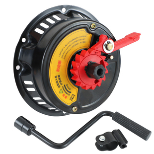 汽油机微耕机打药机抽水机水泵发电机手摇免拉启动器新款铁壳