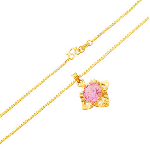 沙金项链女硬币镀金假黄金锆石镶钻苹果爱心海豚项坠吊坠久不掉色