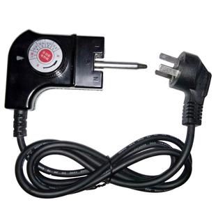 韩式电热锅电源线多功能火锅煎烤盘控温线开关三孔调温耦合器插头