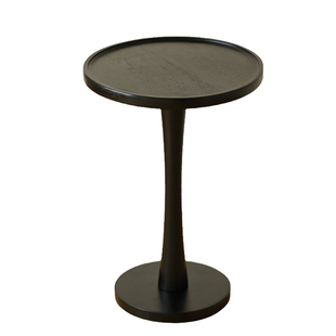 愫墨实木原木原创边几小茶几沙发边几小圆桌简约北欧移动小圆桌子