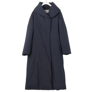 ICB日系春季通勤宽松大翻领90%鸭绒长款薄款风衣式羽绒服商场同款