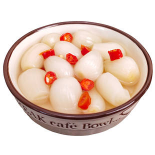 荞头甜酸新鲜腌制酸甜下饭菜酸藠头茭头教头泡菜水晶藠头酸辣500g