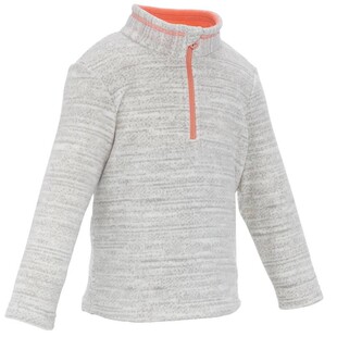 迪卡侬秋冬婴幼儿童宝宝男孩女孩户外运动软壳柔软保暖立领抓绒衣