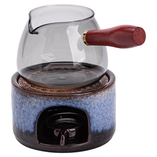 晨翔窑变温茶炉小火炉蜡烛煮茶加热底座保温暖茶烤茶烘茶围炉煮茶