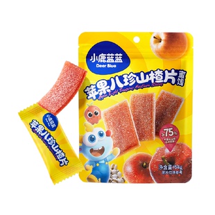 小鹿蓝蓝山楂片苹果山楂八珍片雪梨片儿童零食品牌清甜可口果片