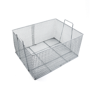 不锈钢 铁 电镀 方形 加长 圆 方 型 洗酸 篮 筐 子 金属 丝 网