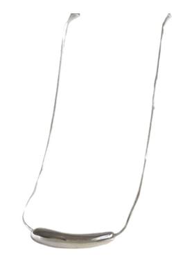 韩国925银简约圆形项链