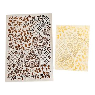 兔子家 手账尺镂空雕刻PET塑料遮蔽板 辅助模板junkjournal新款