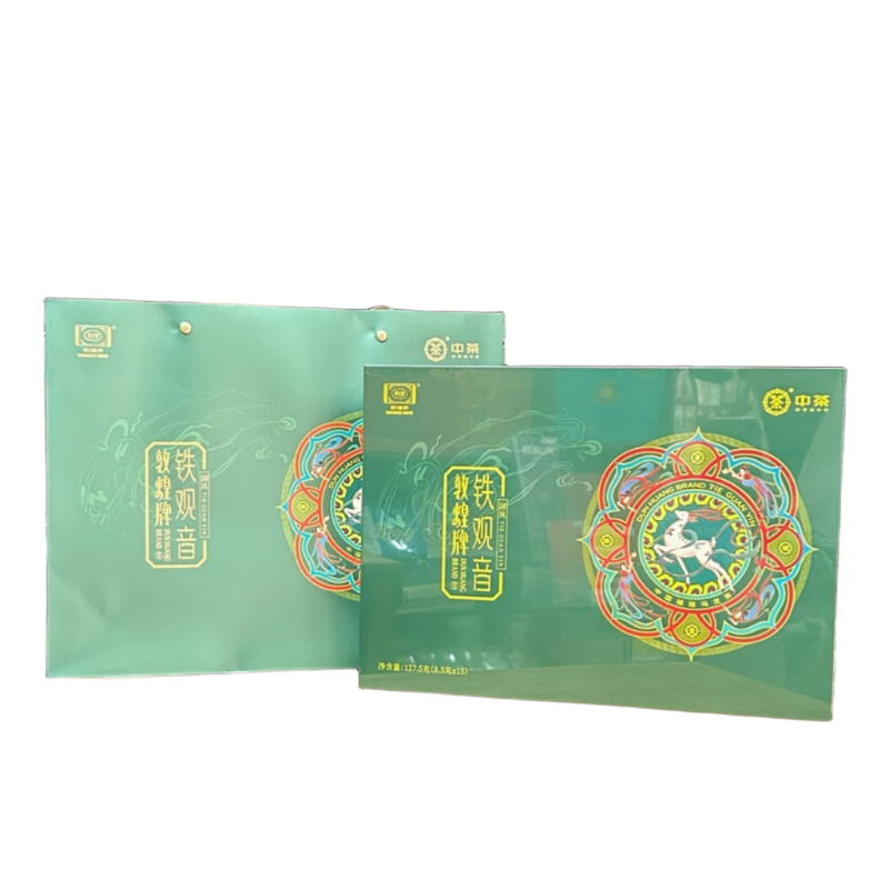 【赠君佳茗】中茶铁观音敦煌飞天品味丝路茶香国风茶礼127.5g*2盒