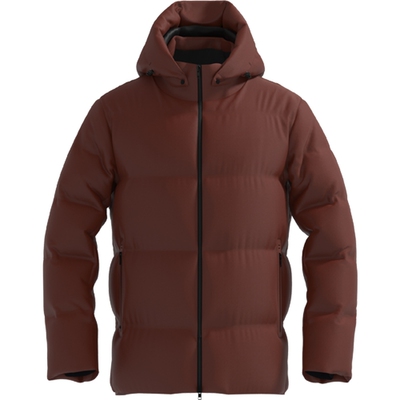 利郎官方拒水短款连帽羽绒服外套