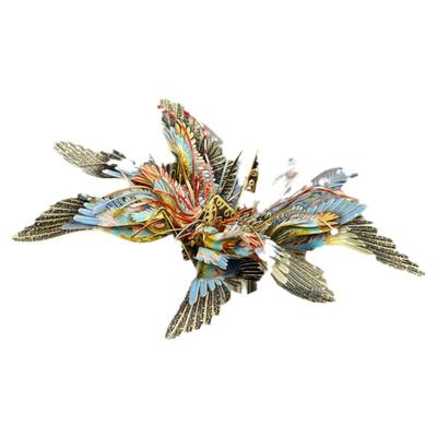 拼酷千愿鹤巨蟹座星座3D金属拼图