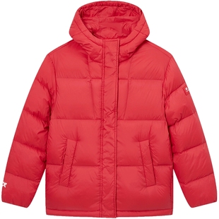 特步童装男童加厚款羽绒服2026年秋冬新款大童防寒服儿童保暖外套