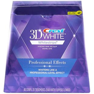 【美版】佳洁士美白牙贴 高露洁焕白温和清洁亮白牙齿40贴3d正品