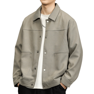 罗蒙外套男士2026春季新款男士上衣潮牌男装工装春秋休闲夹克男款