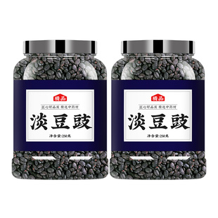 淡豆豉中药葱白淡豆鼓药用中药材正品官方旗舰店食用葱白淡豆豉汤