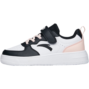 安踏儿童女童板鞋小白鞋2025秋冬新款学生白色休闲鞋男童官方正品