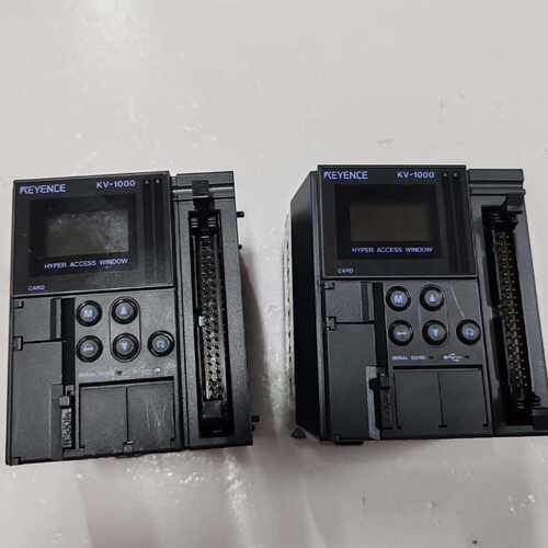 溢价-基恩士PLC模块 KV-1000如图2台，成色很新，