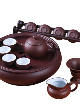 茶具套装特价整套紫砂茶盘简约